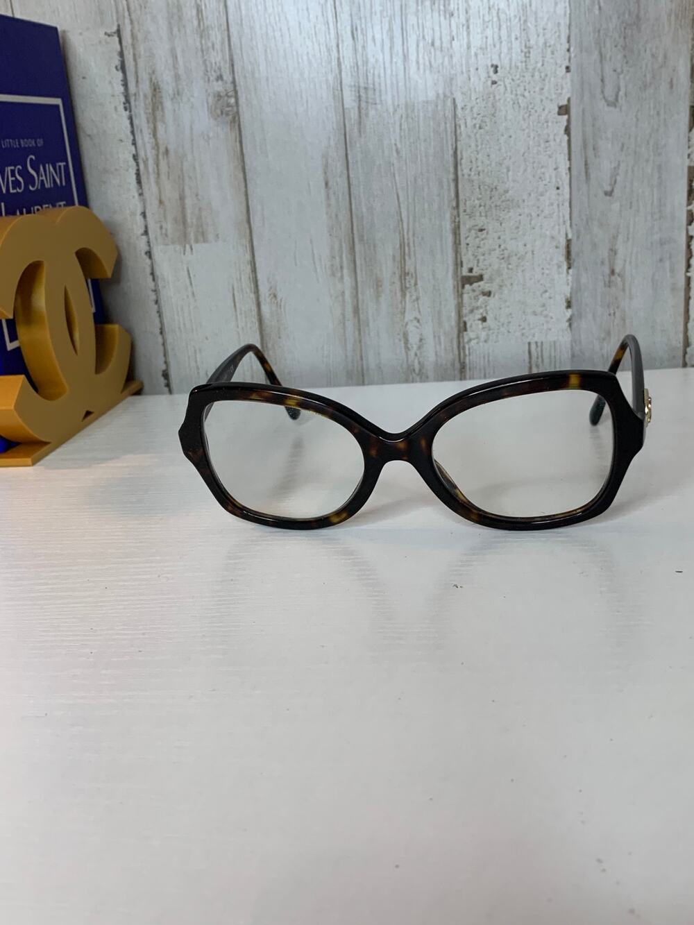 Coach Eyeglasses Precription Frames 56-21-140 Brown Tortoise Geometric Full Rim